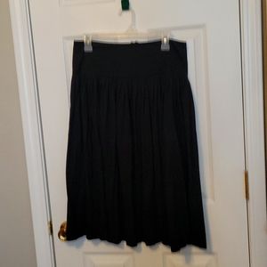 A New Day pleated midi skirt black size 10